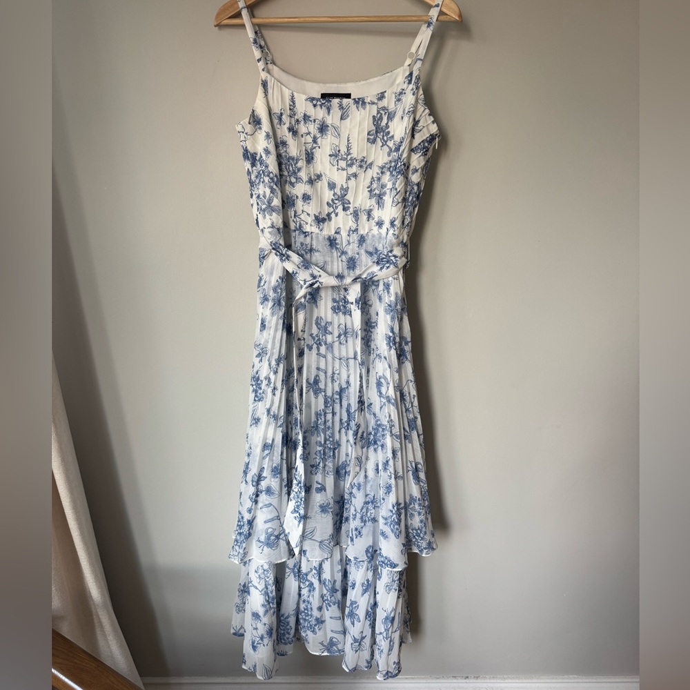 Club Monaco toile pleated dress